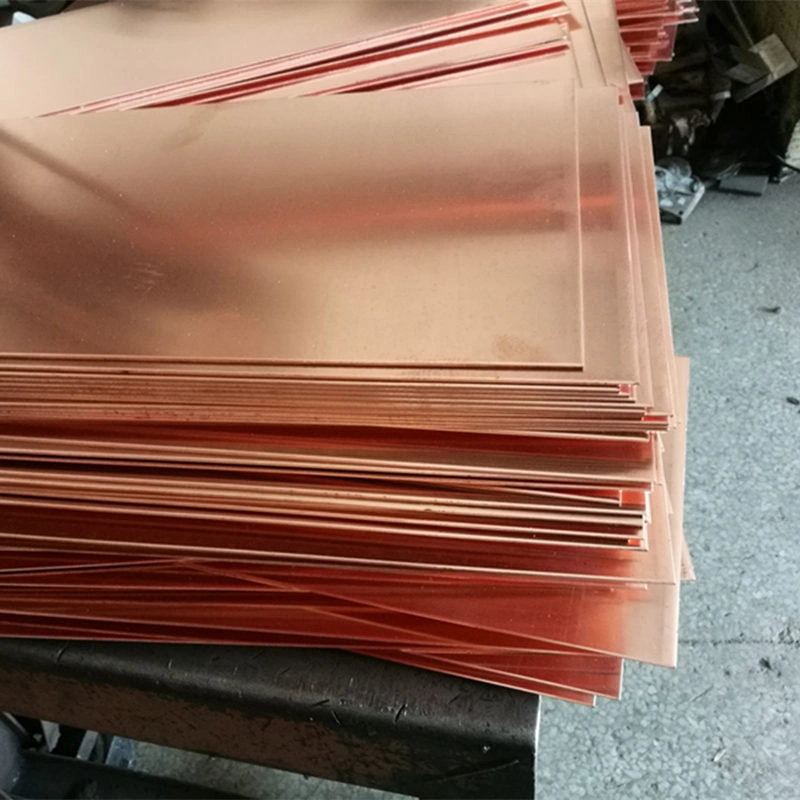 Rovere rosso a barre rotonde di rame Materiale ad alta purezza 99,9%/ ASTM C1100 Rame T2 di rame completamente duro 4