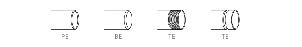 Materiale del tubo in acciaio inossidabile SS 316 L 1.4404 DN100 NPS 6 "OD 114.3 mm SCH 40S 6 metri di lunghezza 0