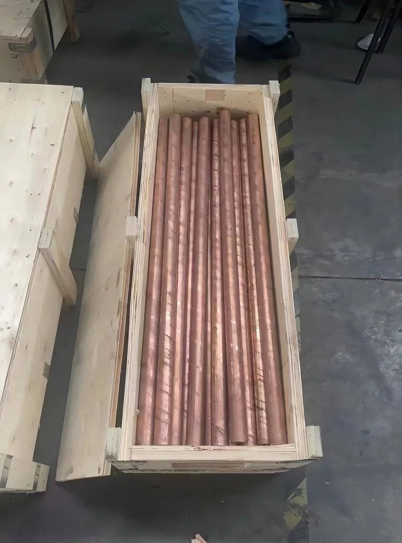 Cu-DHP EN Numero CW024A UNS C12200 Barra di rame rossa 4,5" di diametro x 1,750" di lunghezza 1
