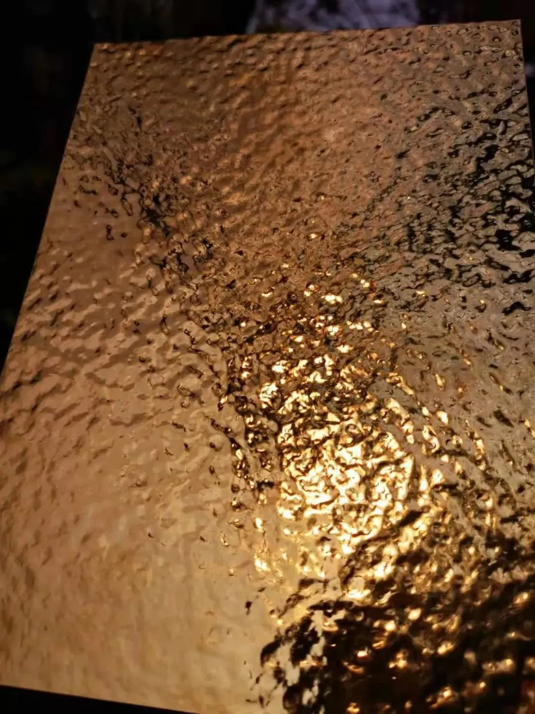 In legno di acciaio inossidabile, di metallo martellato, per rivestimento di pareti o soffitti 7